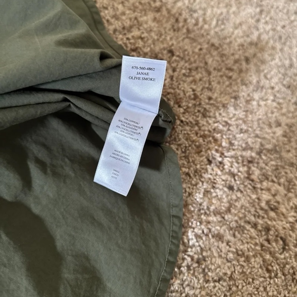 Rails Janae Shirt in Olive Smoke Green 
size Small - Picture 12 of 12